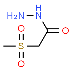Acetic acid,2-(methylsulfonyl)-,hydrazide Structure