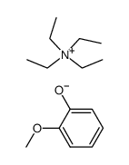tetraethylammonium 2-methoxyphenolate Structure