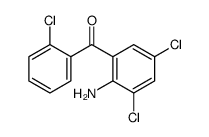 (2-amino-3,5-dichlorophenyl)-(2-chlorophenyl)methanone结构式