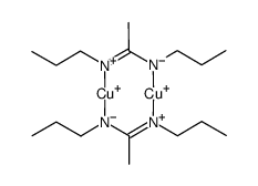 copper(I) N,N'-di-n-propylacetamidinate Structure