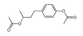 (R)-(+)-rhododendrol diacetate Structure