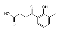 4-(2-hydroxy-3-methyl-phenyl)-4-oxo-butyric acid Structure