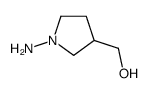 (1-氨基-3-吡咯烷)-甲醇结构式