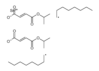 isopropyl (Z,Z)-2-methyl-9,9-dioctyl-4,7,11-trioxo-3,8,10-trioxa-9-stannatetradeca-5,12-dien-14-oate structure
