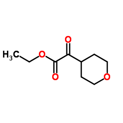 Ethyl oxo(tetrahydro-2H-pyran-4-yl)acetate Structure