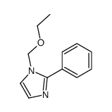 1-(ethoxymethyl)-2-phenylimidazole结构式