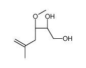 (2R,3S)-3-methoxy-5-methylhex-5-ene-1,2-diol Structure