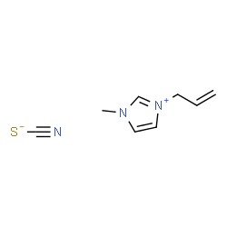 1-烯丙基-3-甲基咪唑六氟磷酸盐结构式