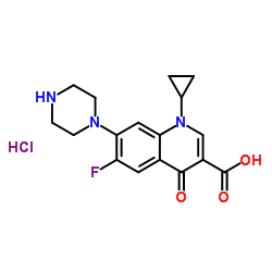 Ciprofloxacin Hydrochloride structure