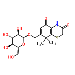噻嗪二酮苷结构式