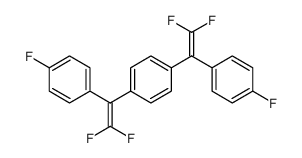 Benzene, 1,4-bis[2,2-difluoro-1-(4-fluorophenyl)ethenyl] Structure