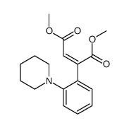 dimethyl 2-(2-piperidin-1-ylphenyl)but-2-enedioate结构式