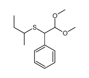 (1-butan-2-ylsulfanyl-2,2-dimethoxyethyl)benzene Structure