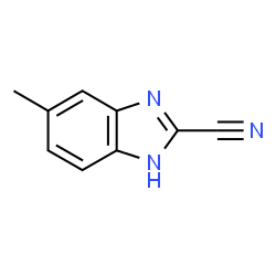 1H-Benzimidazole-2-carbonitrile,5-methyl-(9CI) Structure