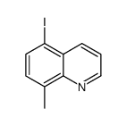 5-碘-8-甲基喹啉结构式
