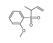 1-but-3-en-2-ylsulfonyl-2-methoxybenzene结构式