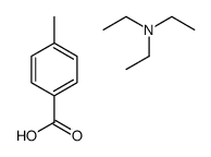 N,N-diethylethanamine,4-methylbenzoic acid结构式