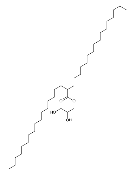 2,3-dihydroxypropyl 2-hexadecyloctadecanoate Structure