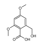 2-(hydroxymethyl)-4,6-dimethoxybenzoic acid结构式