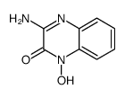 2-Quinoxalinol,3-amino-,1-oxide(7CI)结构式