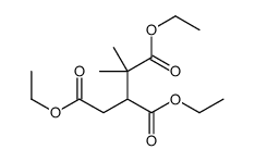 triethyl 3-methylbutane-1,2,3-tricarboxylate Structure