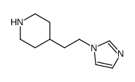 4-(2-imidazol-1-ylethyl)piperidine结构式