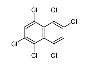 1,2,4,5,6,8-hexachloronaphthalene结构式