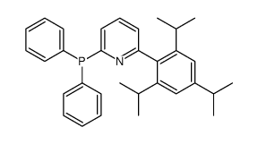 diphenyl-[6-[2,4,6-tri(propan-2-yl)phenyl]pyridin-2-yl]phosphane Structure