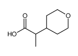 2H-Pyran-4-acetic acid, tetrahydro-α-methyl结构式