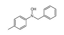 N-benzyl-N-(4-methylphenyl)hydroxylamine Structure