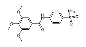 3,4,5-Trimethoxy-N-(4-sulfamoyl-phenyl)-benzamide Structure