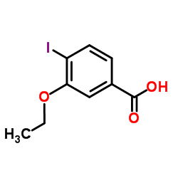 3-Ethoxy-4-iodobenzoic acid Structure