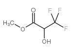 methyl 3,3,3-trifluoro-2-hydroxypropanoate Structure