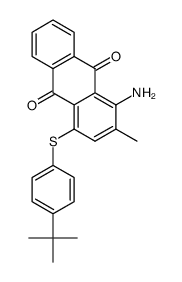 1-amino-2-methyl-4-(4-tert.-butylphenylmercapto)-anthraquinone Structure
