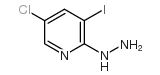 5-氯-2-肼-3-溴化吡啶结构式