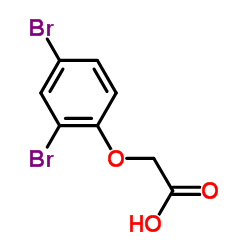 2,4-二溴苯氧基乙酸结构式