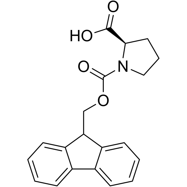 Fmoc-D-脯氨酸结构式