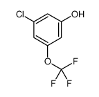 3-氯-5-(三氟甲氧基)苯酚结构式
