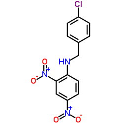 N-(4-Chlorobenzyl)-2,4-dinitroaniline结构式
