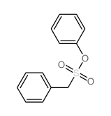 Benzenemethanesulfonicacid, phenyl ester结构式