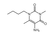 5-amino-1-butyl-3,6-dimethyl-1H-pyrimidine-2,4-dione Structure