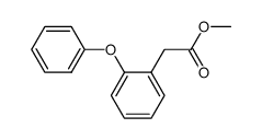 2-phenoxy-benzeneacetic acid methyl ester Structure