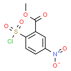 Methyl 2-(chlorosulfonyl)-5-nitrobenzoate Structure