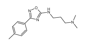 N1,N1-dimethyl-N3-(3-p-tolyl-1,2,4-oxadiazol-5-yl)propane-1,3-diamine结构式