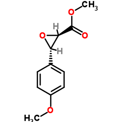 Methyl 3-(p-methoxyphenyl)-2,3-epoxypropionate Structure