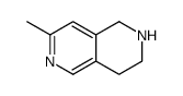 7-methyl-1,2,3,4-tetrahydro-2,6-naphthyridine Structure