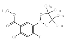 2-氯-4-氟-5-(4,4,5,5-四甲基-1,3,2-二氧硼杂环戊烷-2-基)苯甲酸甲酯图片