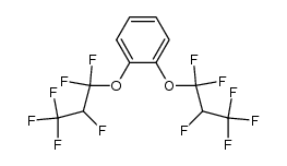 o-bis(1,1,2,3,3,3-hexafluoropropoxy)benzene Structure