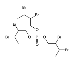 tris(2,3-dibromobutyl) phosphate Structure