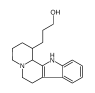 3-(1,2,3,4,6,7,12,12b-octahydroindolo[2,3-a]quinolizin-1-yl)propan-1-ol结构式